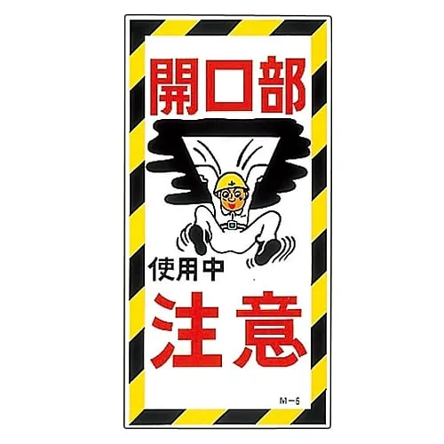 61-3391-12 Illustration M Opening in Use Warning M- 6 98006