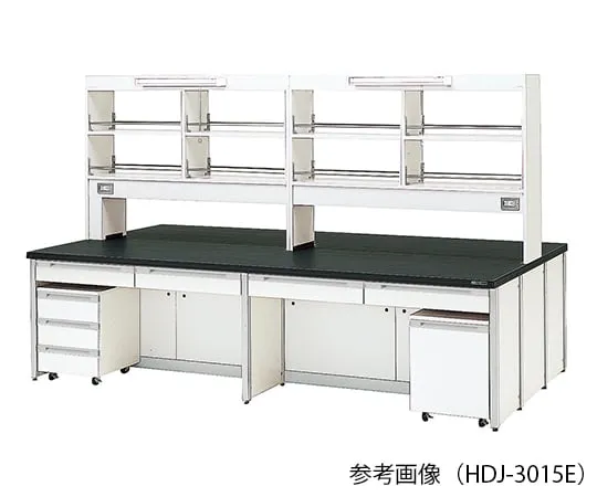 3-7864-01 Laboratory center bench (Frame Type) 1800 x 1200 x 800/1870mm with LED lighting HDJ-1812E