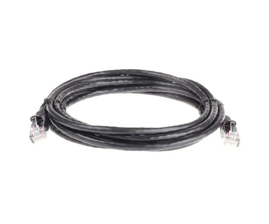 63-4645-75 RS PRO Black PVC Cat5e Cable U/UTP, 3m Male RJ45/Male RJ45 Terminated 557-036