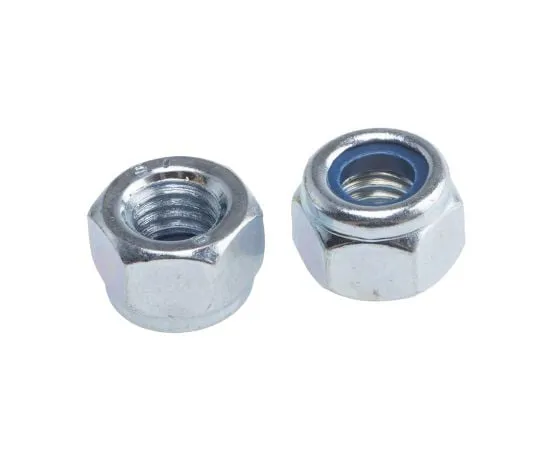 63-4640-68 RS PRO, M8, Bright Zinc Plated Steel Nylon Insert Lock Nut 530-393