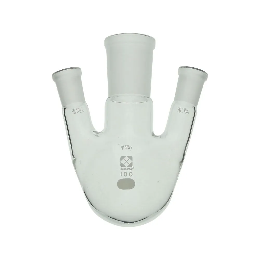 61-4424-38 Common Sliding 3 Neck Round-Bottom Flask 100mL 005360-15100