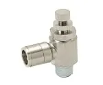 61-7665-44 Speed Controller Brass Elbow Type M5 x 0.8 KJSC4-M5B