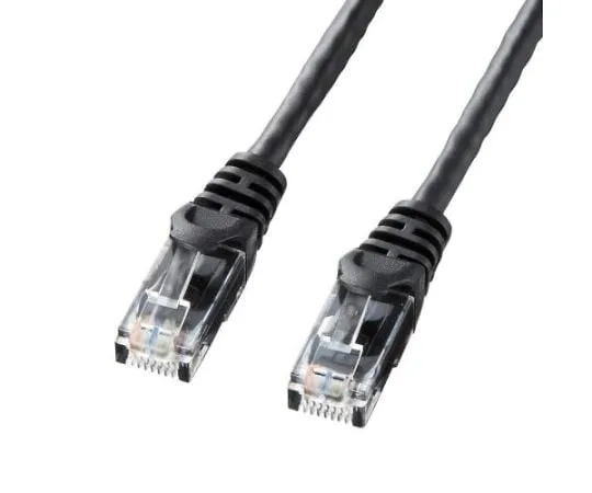 65-2205-66 0.5 m LAN Cable (CAT6/Eco-Package/Black) EA764BB-301