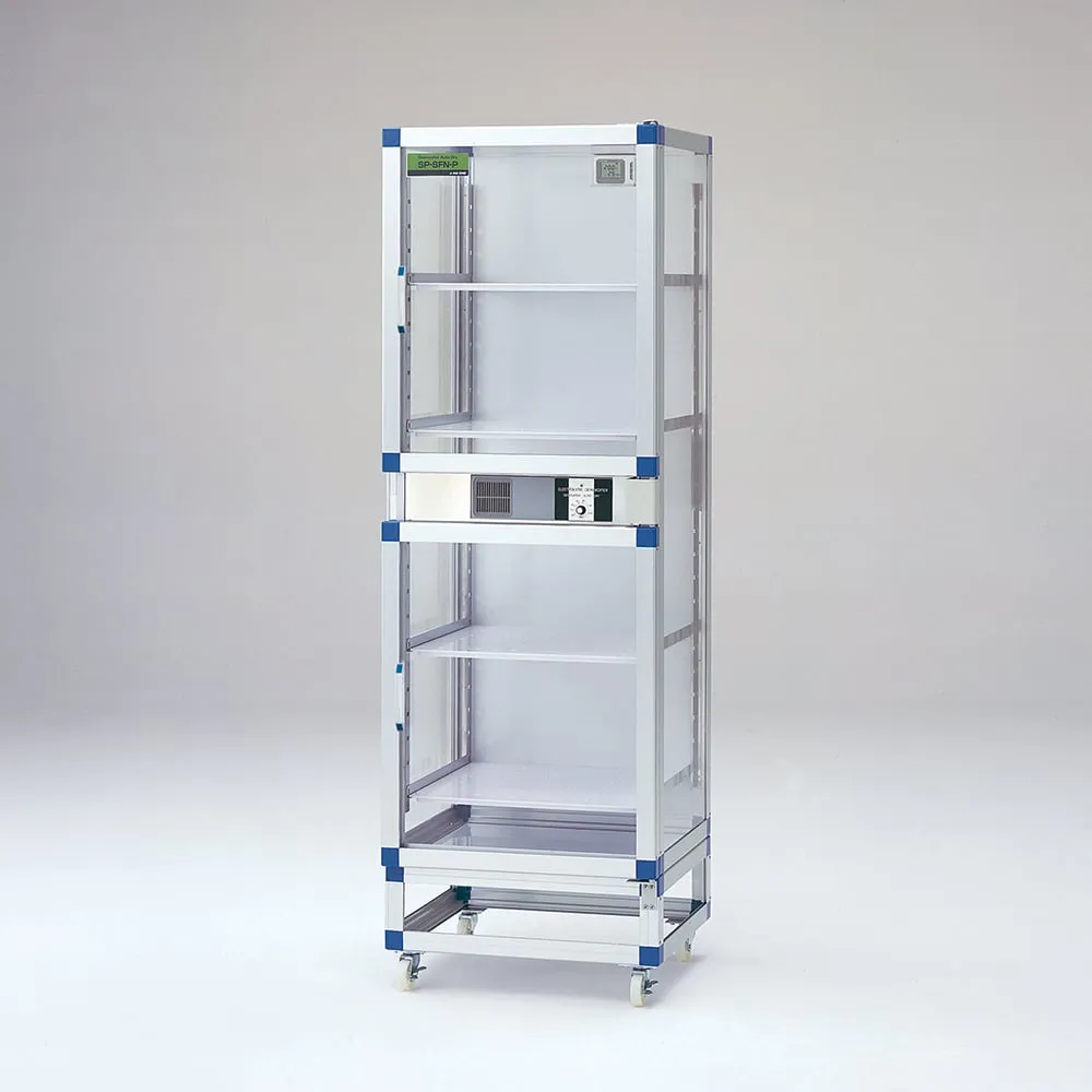 1-6003-11 PET Desiccator 574 x 524 x 1770mm Reinforced Plastic Shelf Board SP-SPTFN