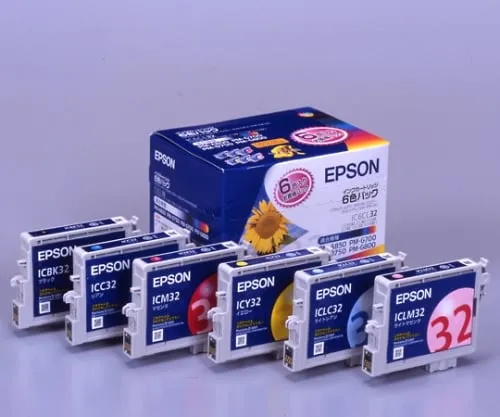 2-6995-72 Epson Genuine Ink Cartridge IC6CL32 6 Colors IC6CL32