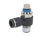 61-7657-42 Speed Controller Large Flow Rate Elbow Type R1/8 JSC6-01AH