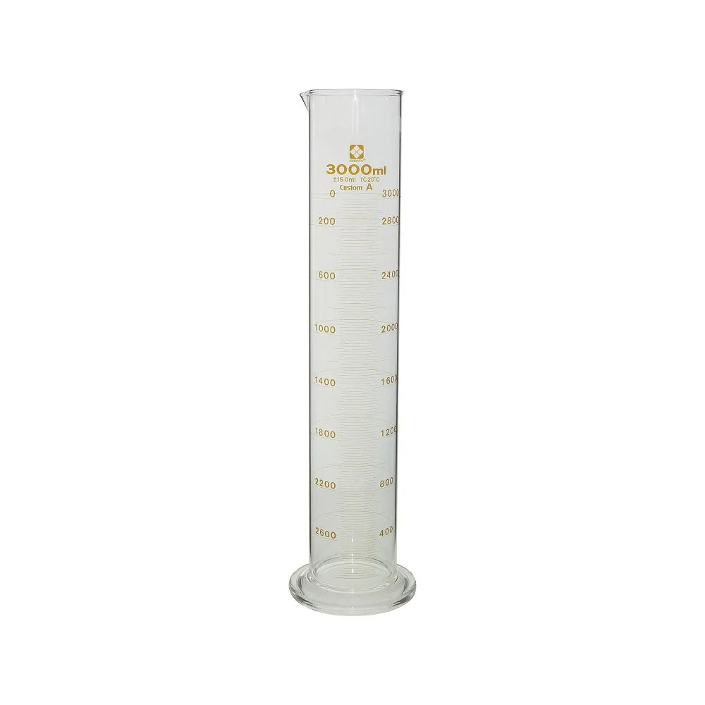 61-4415-81-24 Graduated Cylinder 3L with JCSS Calibration Certificate 026500-30001