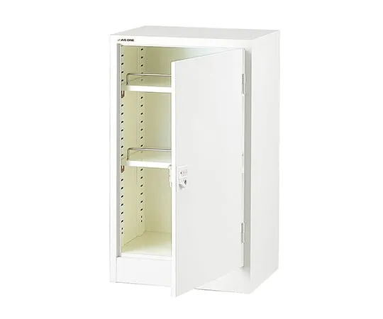 1-3454-14 Chemicals storage cabinet (dial type lock Type) White 515 x 380 x 880 mm N-230R-D・OW