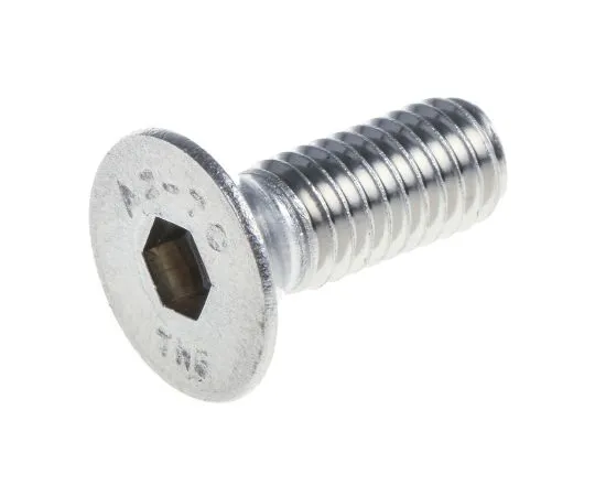 63-4578-80 RS PRO M6 x 16mm Hex Socket Countersunk Screw Plain Stainless Steel 171-893