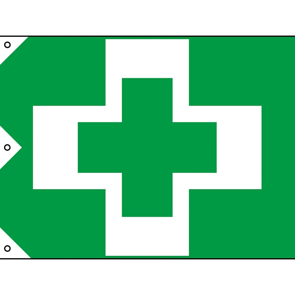 61-3427-30 Flag Safety and Health Flag (Extra-Large) 250010
