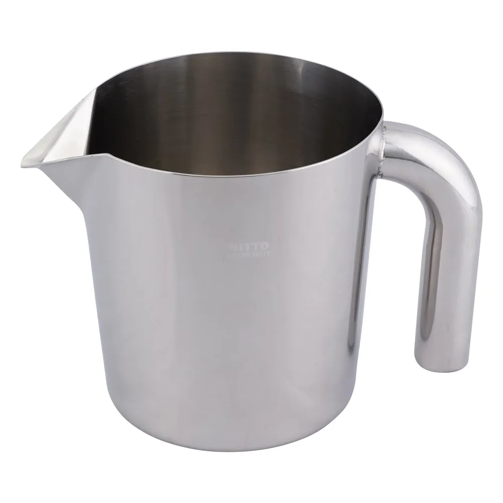 62-0954-70 Dripping Prevention Stainless Steel Sanitary Beaker 1L BK-SMA-DP-1