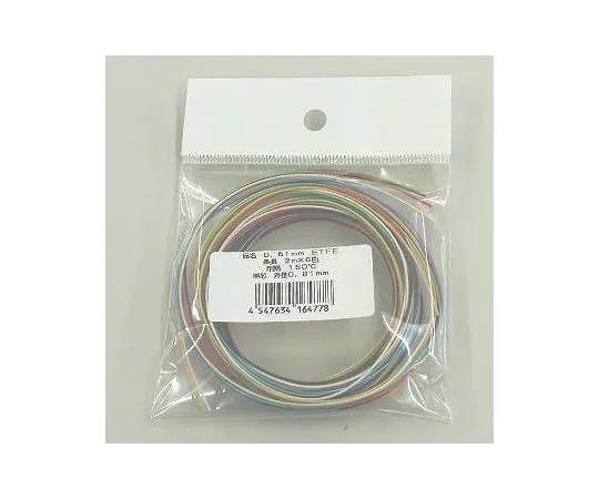 63-3094-02 ETFE Wire (JUNFLON Wire) 0.32 mm 2 m (±2%) x 6 Colors ETFE0.32MM2X6