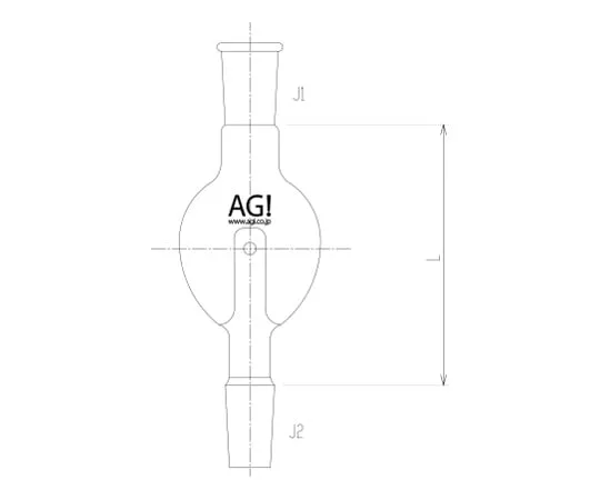 62-2095-75 Rotary Round-Shaped Trap Ball 200 mL 2584-5L1L