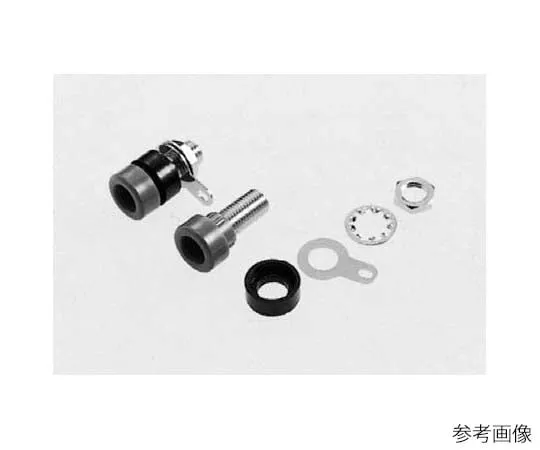 63-3122-33 Jack black for Panel banana Plug (10 pieces) BR-1-G