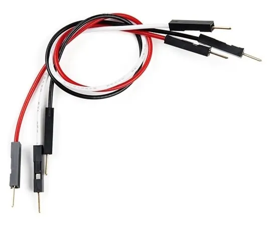 67-0426-17 Jumper Wires Premium 6in. M/M - 3 Pack (Red, Black, and White) PRT-17993