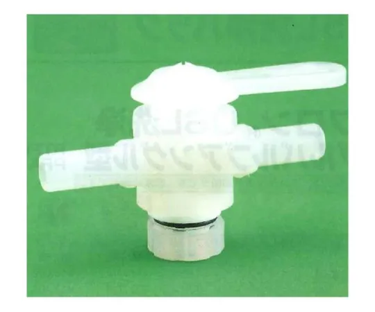 62-7084-72　［Discontinued］USL-PFA Cleaning 2-Way Cock (For tubing Pressing) 6φ 00U-176-01　00U-176-01