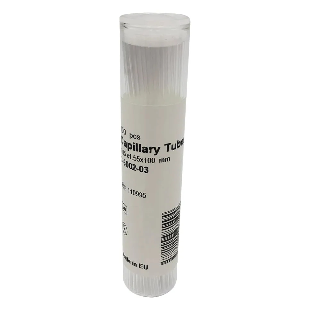 3-6002-03 Capillary For Melting Point Measurement Untipped 100mm 100 Pieces -