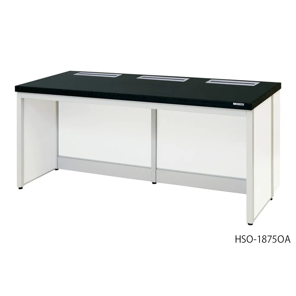 4-5541-01 Side Laboratory Table (Frame Type, With Power Tap Storage Space, Without Drawer) 600 x 750 x 800 mm HSO-675OA