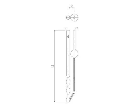 62-2118-80 Canon Fenske Viscometer (Reverse Flow Type) 4802-01