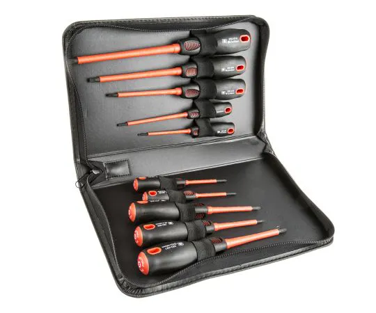 63-4595-26 RS PRO VDE Slotted; Phillips; Pozidriv Screwdriver Set 10 Piece 253-015