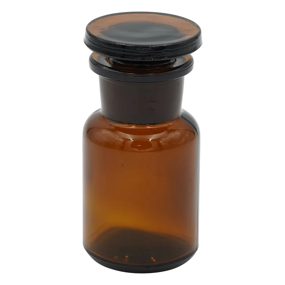 3-9176-01 Wide-Mouth Reagent Bottle Brown 50mL 632414204050