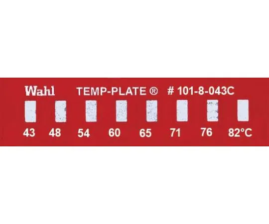 61-3816-11 8 Points Temperature Label :Temp-plate 101-8 101-8-043