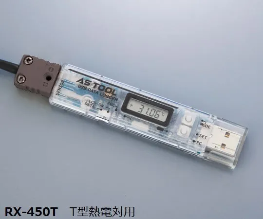 4-1721-01-20 Thermocouple Data Logger (stick type) with Calibration Certificate RX-450T
