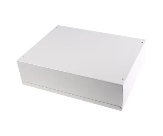 63-4592-24 RS PRO Grey Cold Rolled Steel Instrument Case, 350 x 270 x 95mm 231-992