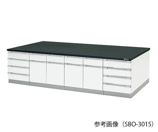 3-7797-01 Laboratory center bench (Wood Type) 1800 × 1200 × 800mm SBO-1812