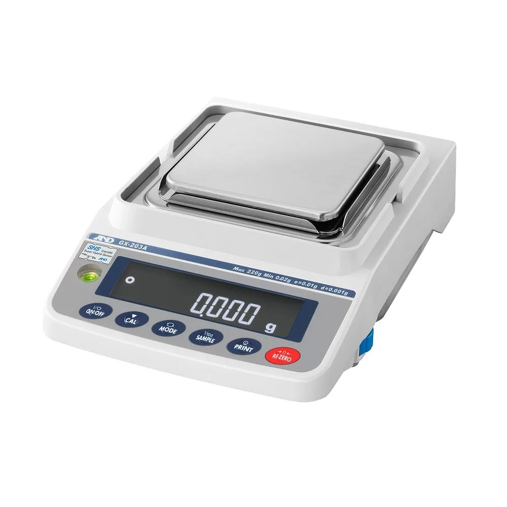 6-9617-41 Electronic Precision Balance (Built-In Calibration Weight) GX-203A