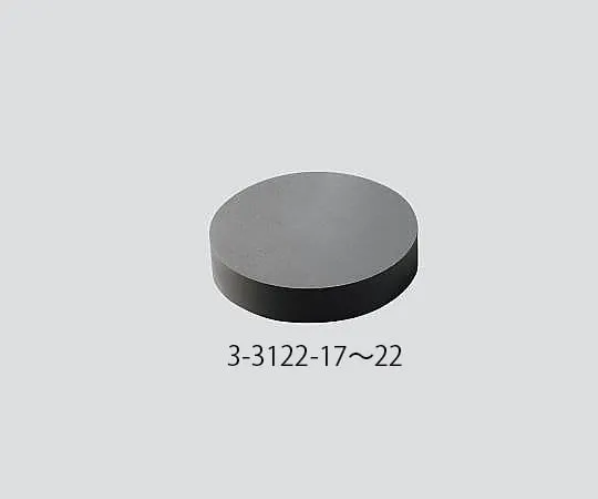 3-3122-17　［Discontinued］Black Lead Plate (Graphite Plate) Isotropic Graphite Product (Graphite) φ50 x 1　CIP-50-1