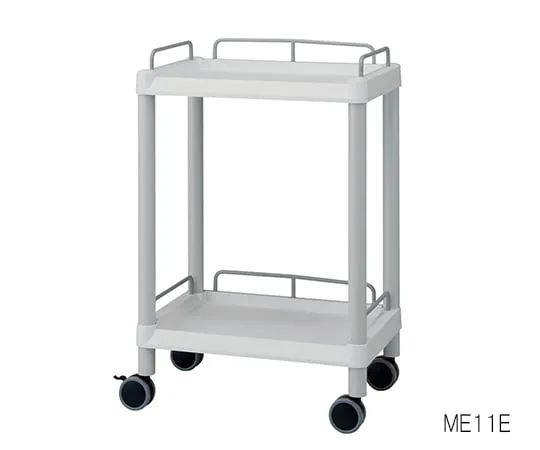 3-6640-01 Mobile Easy Cart (Wiith Guard Frame: Gray) 2 Stages 651 x 447 x 810 ME21E