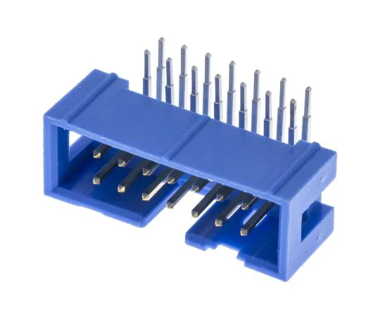 63-4628-17 Substrate Header 16 poles 2 rows right angle wire to substrate 2.54 mm amplifier latch 2-1761605-6