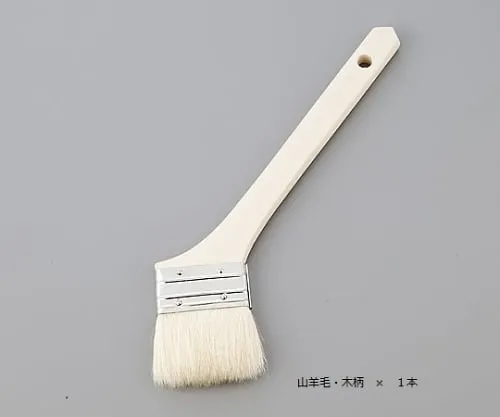1-1639-01　［Discontinued］Brush Goat Hair, Wooden Handle 20mm　530
