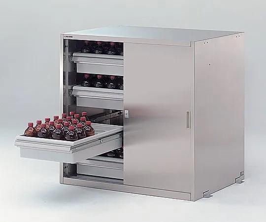 3-4462-23 Earthquake-Resistant Stainless Steel Chemical Closet WN-990S4