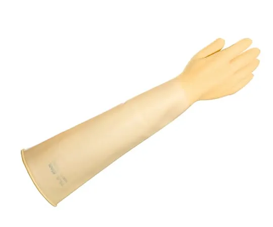 4-832-01 Chemical Resistant Natural Rubber Gloves (Thick Type) 600mm -