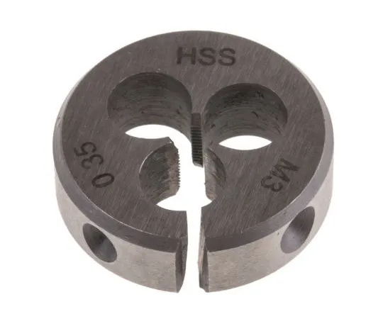 63-4588-19 RS PRO Thread Die, M3 x 0.35mm Pitch, 13/16in od 215-776