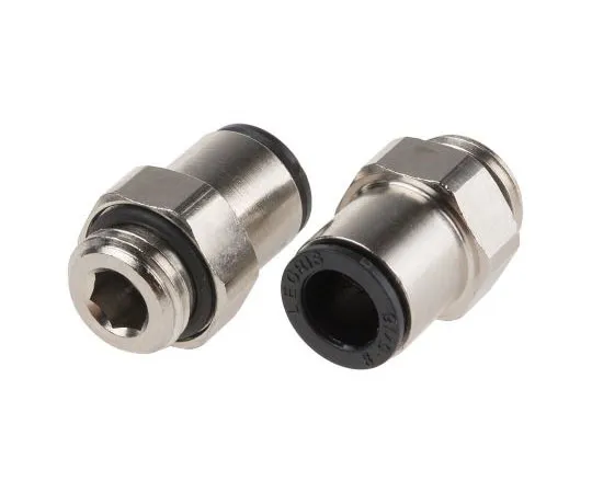 63-4717-33 Legris Pneumatic Straight Threaded-to-Tube Adapter, G 1/4 Male, Push In 8 mm 3101 08 13