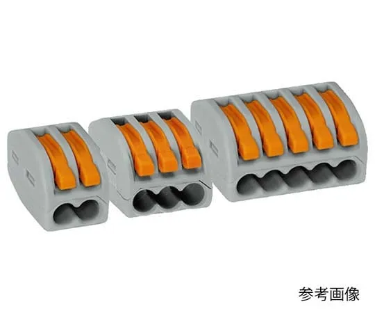 62-3143-39 One-Touch Connector Gray Type 2 Wires 50 Pieces WF-2 JB 50コ