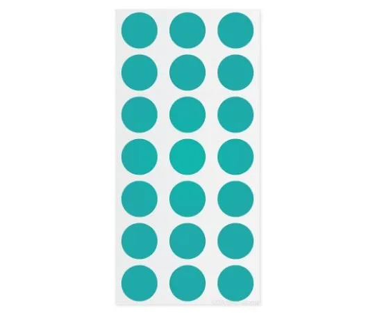 3-8720-06 Cryo Dot Label φ19mm Type Green 21 Pieces x 20 Sheets LT-19GS