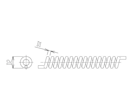 64-5088-04 Quartz Spiral Coil φ 4 x 32 1342-01