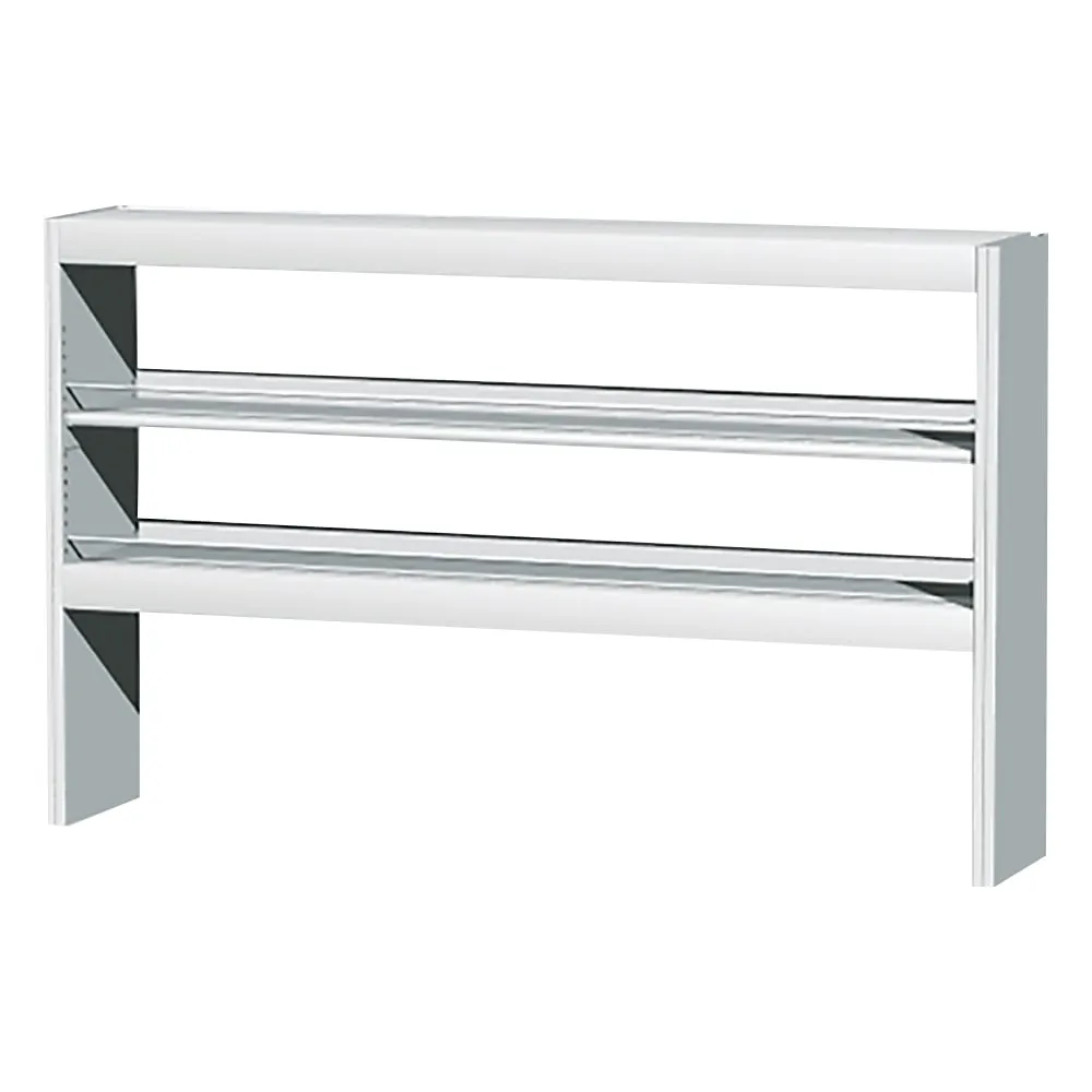 3-4151-01 Steel Reagent Shelf for Central Laboratory Bench Steel, Open, Double-Sided Type 1480 x 340 x 1100 ESTW-1500