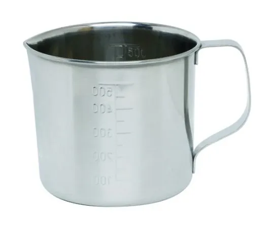 61-3219-83 Stainless Steel Beaker with Spout 0.5L 92X90 TSH634M