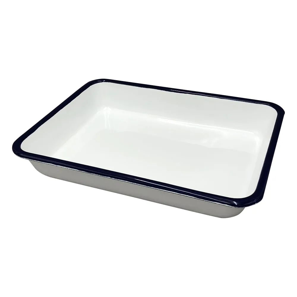 5-176-01 Enamel Tray for 4.75 x 6.5In. Photos (220 x 175 x 30mm) -