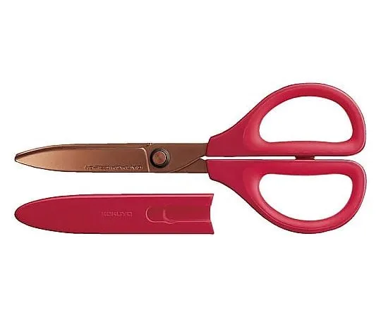 63-5665-36 Scissors (titanium glueless blade) Red ハサ-PT280R