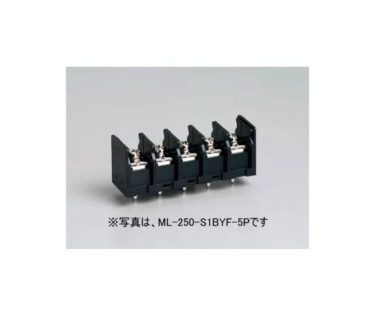 63-3129-42 Penetrating Terminal Block 2 Screws with 250 V -10 A square washers for printed circuit boards ML-250-S1BYF-2P