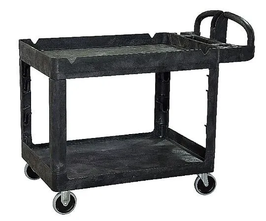 62-6590-55 Trust Shelf Utility Cart 2-Level Black 4041