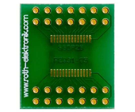 63-5029-15　［Discontinued］Surface Mount (SMT) Board SSOP Epoxy Glass Double-Sided 20.95 x 23.5 x 1.5mm FR4　RE931-05