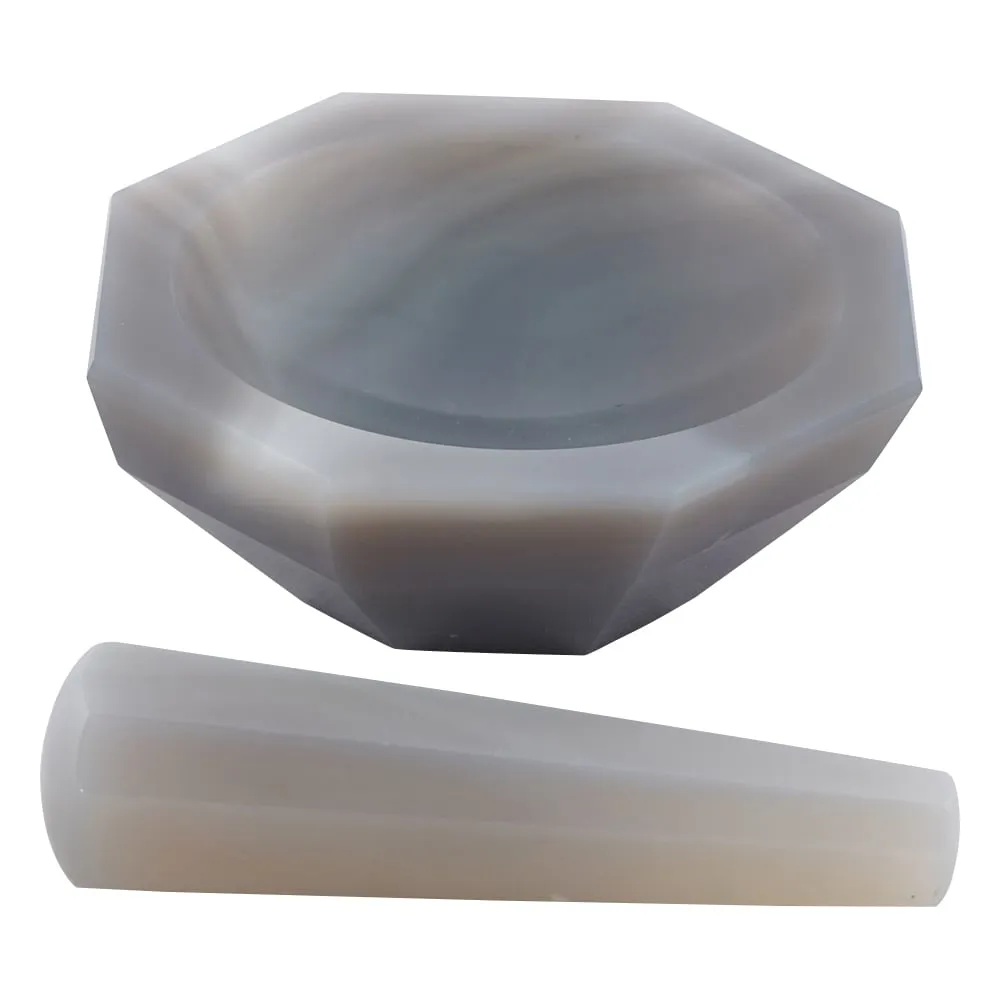 4-3727-01 Agate mortar (deep) 63.5 mm In Diameter POMP304