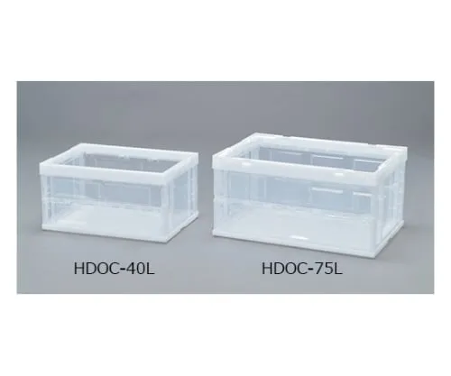 61-0425-36 Hard Foldable Container HDOC-75L Clear 556783/HDOC-75L
